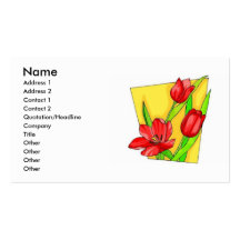 Tulips Business Card