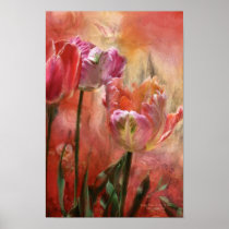 Tulips - Colours Of Love Art Poster/Print
