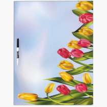 Tulips Dry Erase Board dry erase boards
