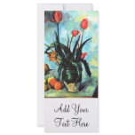 'Tulips in a Vase' Customized Rack Card