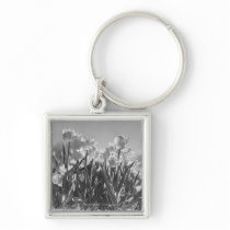 Tulips in bloom key chain