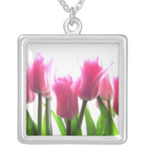 Tulips in the spring jewelry
