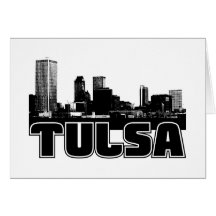 Tulsa Skyline Card
