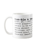 tumble & tea cafe dictionary mug