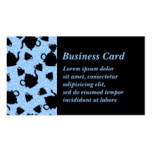 Tumbling Tea Party Business Cards