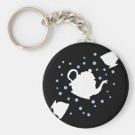 Tumbling Tea Party Keychain