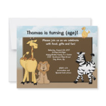 Tundra Theme Invitation
