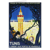 Tunis ~ L'Orient Aux Portes de Marseille Greeting Cards