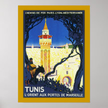 Tunis ~ L'Orient Aux Portes de Marseille Print