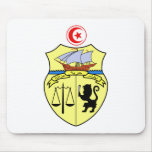 Tunisia Coat of Arms Mousepads