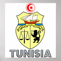 Tunisia Coat of Arms Print
