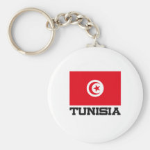 Tunisia Flag Keychains