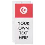 Tunisia Flag rack cards