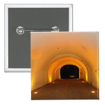 Tunnel at night pinback buttons