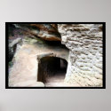 Tunnel at Old Man's Cave posters