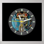 Tunning Fork Technology Art Poster posters