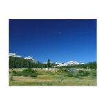 Tuolumne Meadows With The Moon Setting postcards