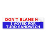 Turd Sandwich bumper stickers
