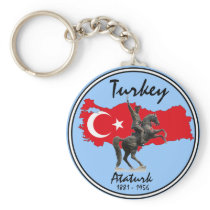 Turkey-Ataturk Key Chains