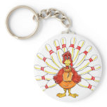 Turkey Bowler Key Chains