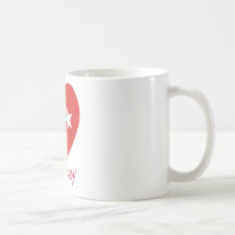 Turkey Flag Heart Mug