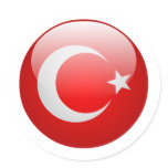 Turkey Flag stickers
