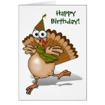 Turkey Happy Birthday Card