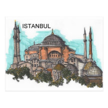 Turkey Istanbul Hagia Sophia (by St.K) Post Card