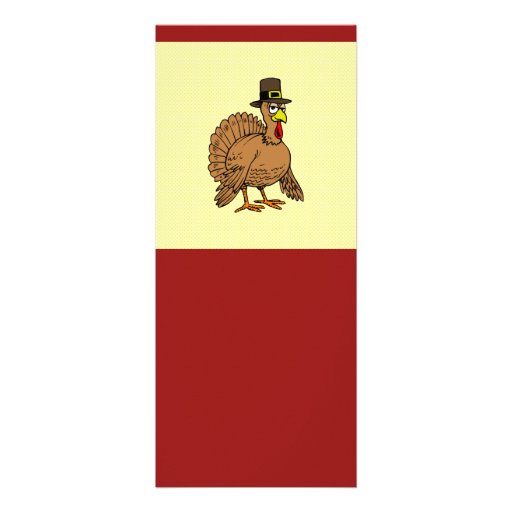 Turkey Pilgrim Thanksgiving Dinner Custom Announcements