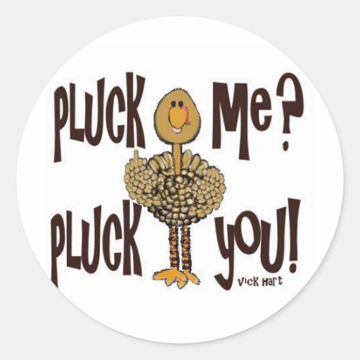 Turkey Plucker Stickers
