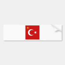Turkey President Flag Bumper Sticker
