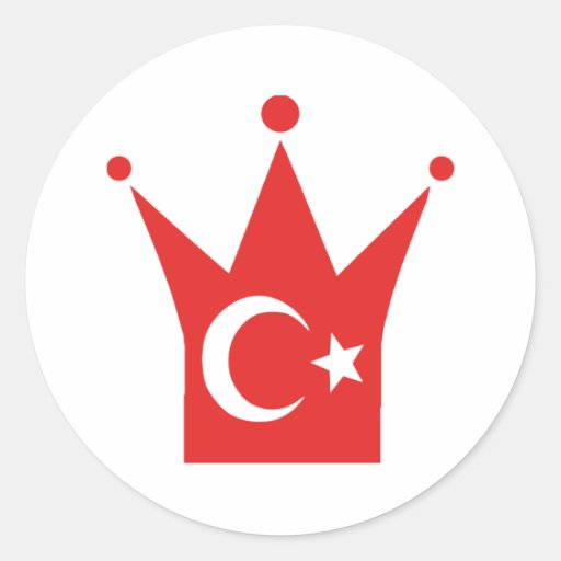 Turkey Round Sticker