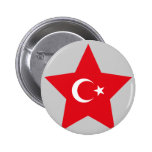 Turkey Star Pinback Button