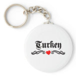 Turkey Tattoo Style keychains