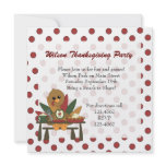 Turkey Thanksgiving invitations