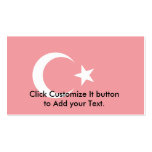Turkey, Trinidad and Tobago flag business cards