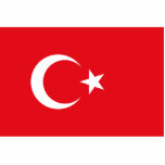 Turkey, Trinidad and Tobago flag photo sculptures