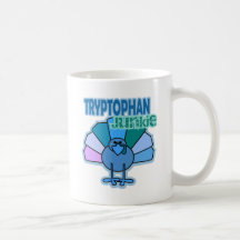Turkey Tryptophan Junkie Thanksgiving Design Mug