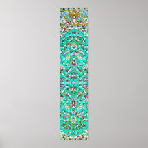 Turkey,Turkish Textile Cloth Rug Pattern Blues Print