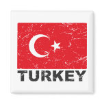 Turkey Vintage Flag magnets