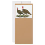 Turkeys:  Chocolate rack cards