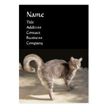 TURKISH CAT MONOGRAM BUSINESS CARD TEMPLATES