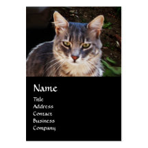 TURKISH CAT MONOGRAM BUSINESS CARD TEMPLATES