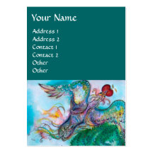 TURKISH FAIRY TALE / PHOENIX WITH APPLE BUSINESS CARD TEMPLATES
