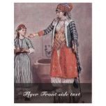 Turkish Lady With Maid By Liotard Jean-Ã‰Tienne (B flyers
