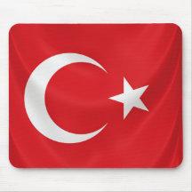 turkish national flag mouse pad