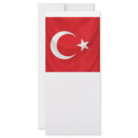 turkish national flag rack cards