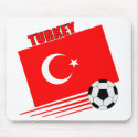 Turkish Soccer Team mousepads
