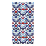 Turkish tile Photo Card photo cards