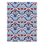 Turkish tile Postcard